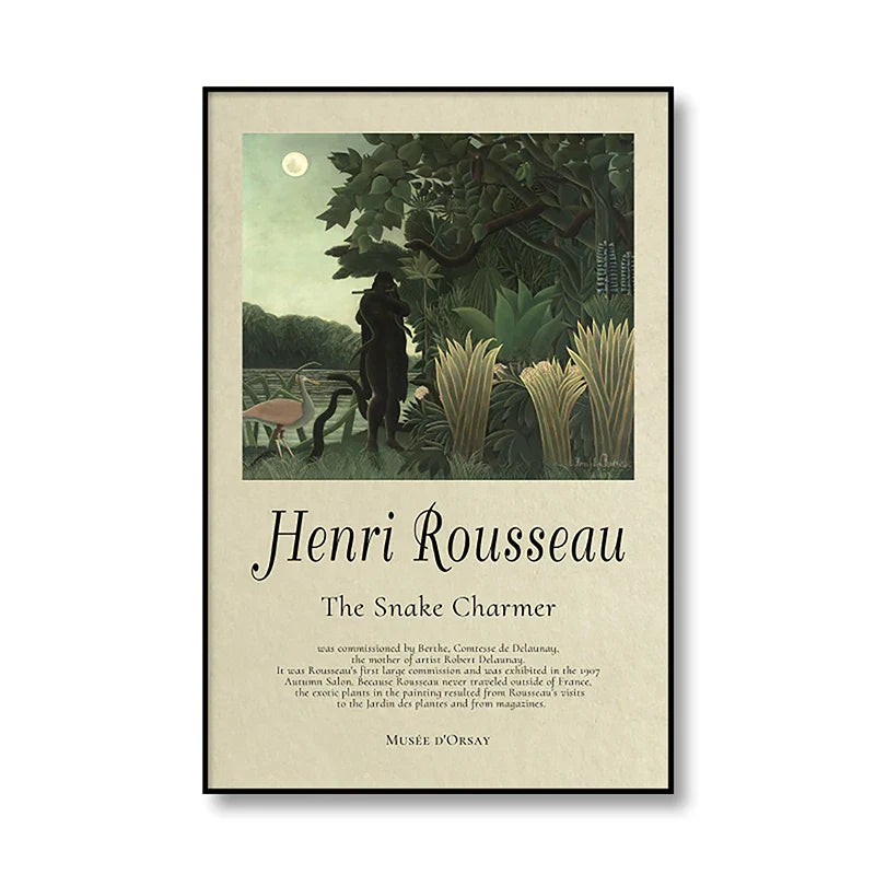 Henri Rousseau - De slangenbezweerder