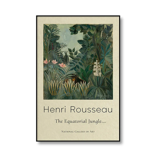 Henri Rousseau - The Equatorial Jungle