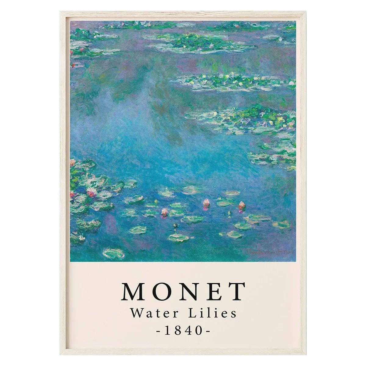 Claude Monet | Série Chef-d'œuvre | Nénuphars 1840