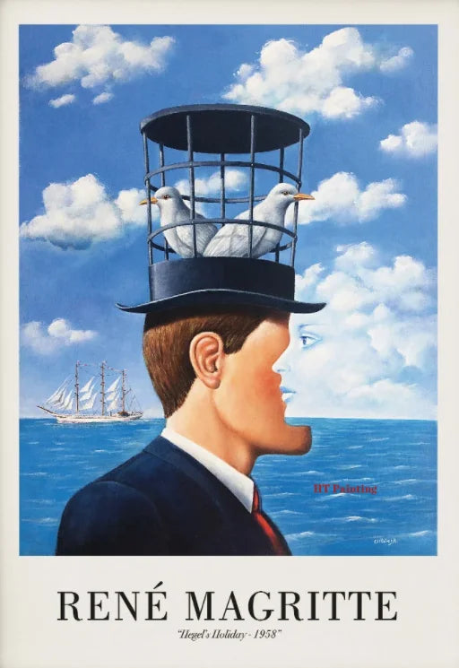 René Magritte - Hegels Holliday II, 1958