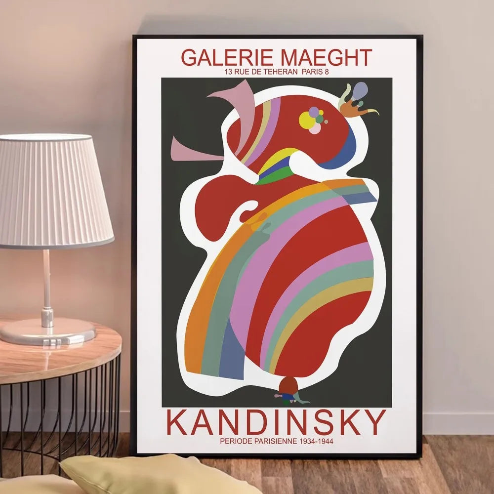 Periode Parisienne | Wassily Kandinsky | 1934-1944 | Levendige kunsttentoonstelling poster