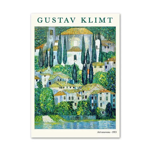 Gustav Klimt - Kerk in Cassone