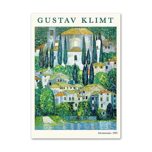 Gustav Klimt - Iglesia en Cassone