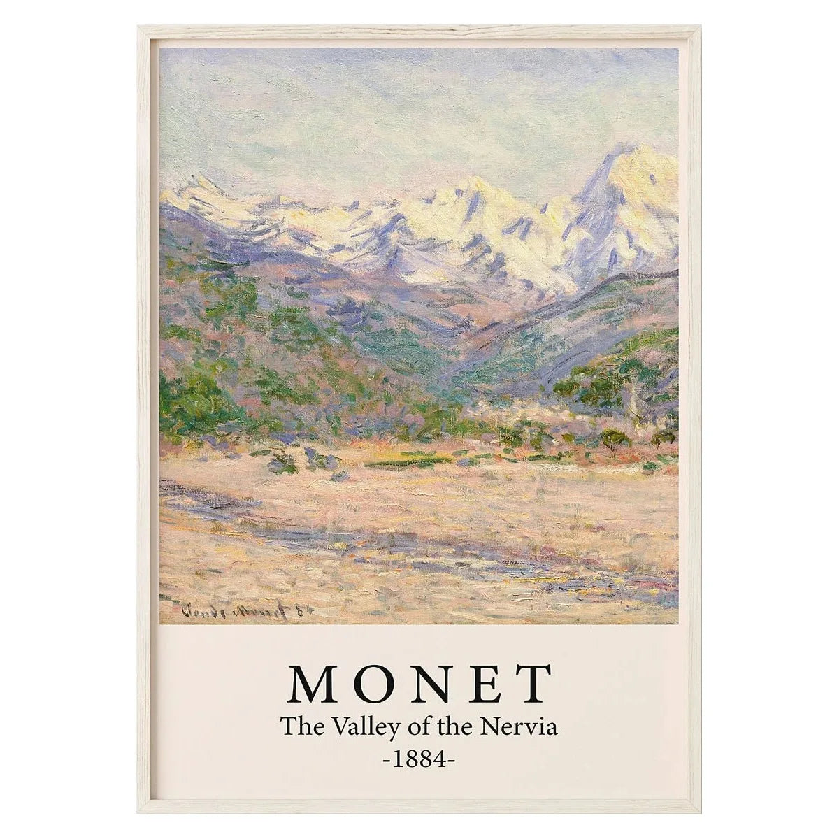 Claude Monet | Série Chef-d'œuvre | La Vallée de la Nervia 1884