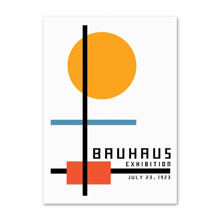 Piet Mondrian - Bauhaus Exhibition #2 July 23, 1923