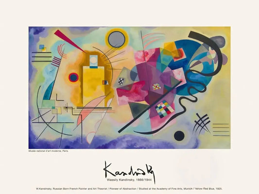 Vassily Kandinsky - Jaune-Rouge-Bleu