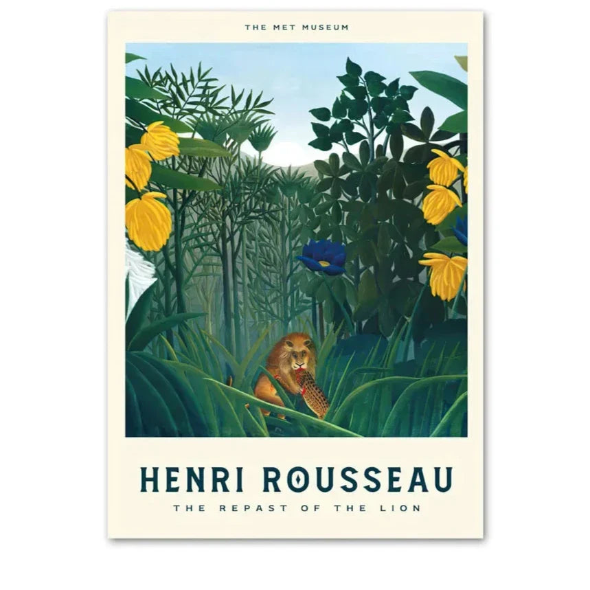 Henri Rousseau - De maaltijd van de leeuw