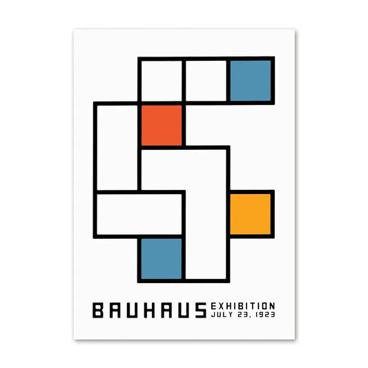 Piet Mondrian - Bauhaus Exhibition July 23, 1923