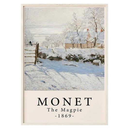 Claude Monet | Meesterwerkserie | De ekster 1869