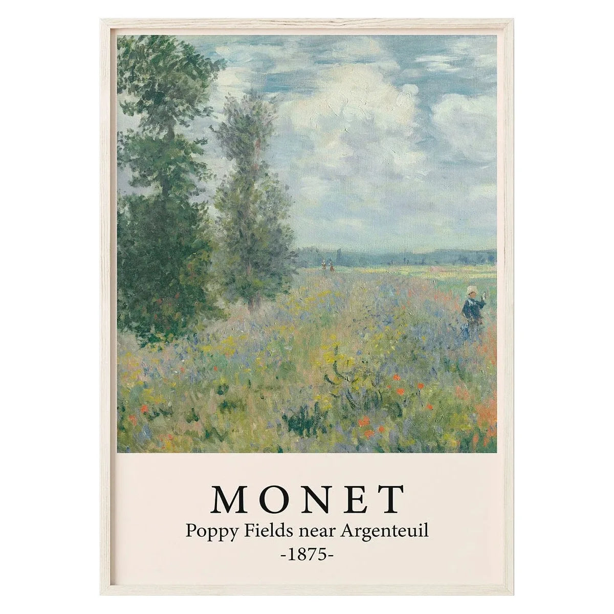 Claude Monet | Série Chef-d'œuvre | Champs de coquelicots près d'Argenteuil 1875