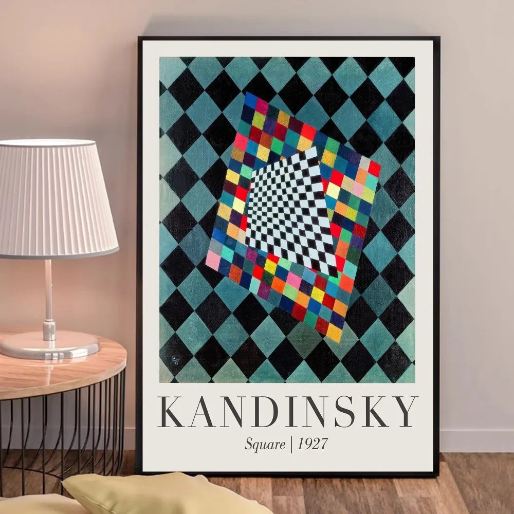 Square | Wassily Kandinsky | 1927 | Abstract Art Exhibition Poster