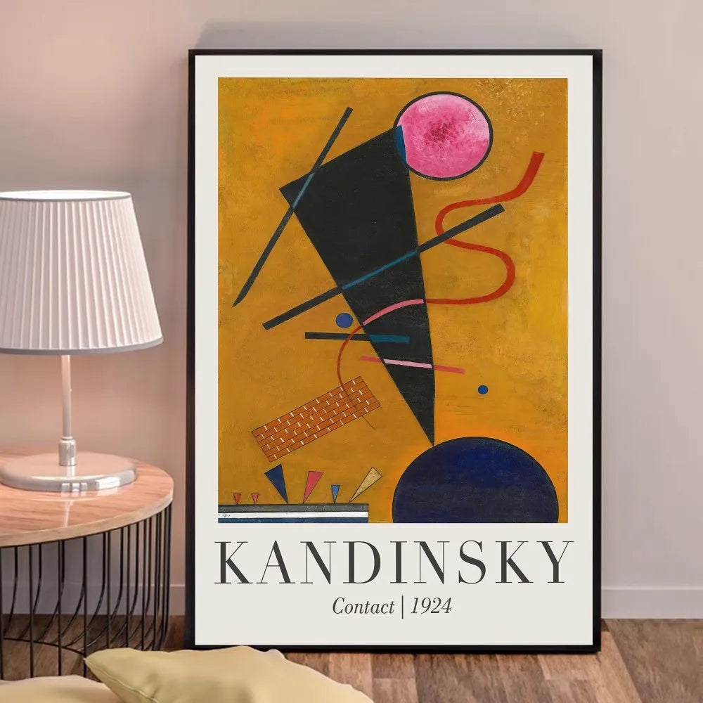 Contacter | Vassily Kandinsky | 1924 | Affiche d'exposition d'art classique