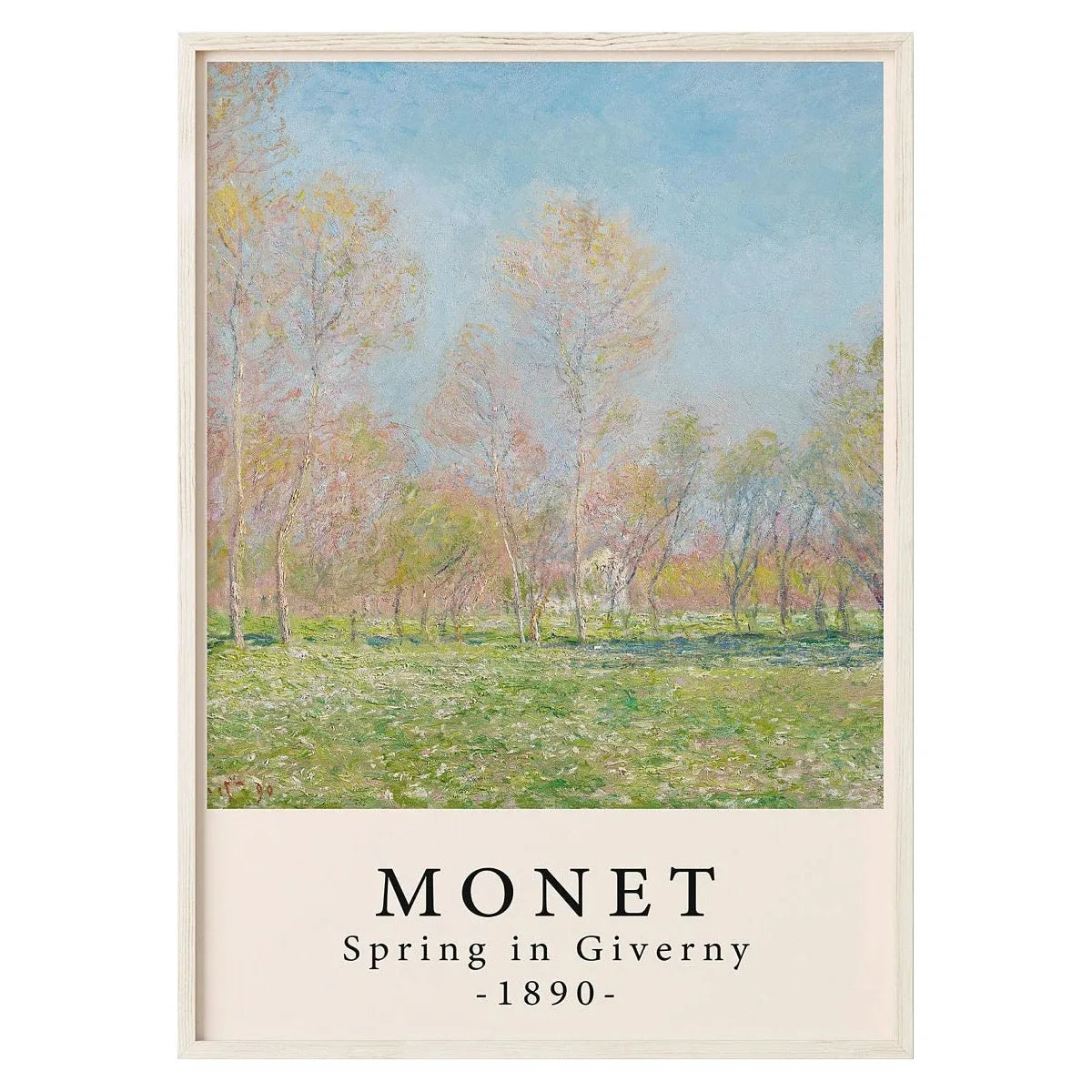 Claude Monet | Série Chef-d'œuvre | Printemps à Giverny 1890