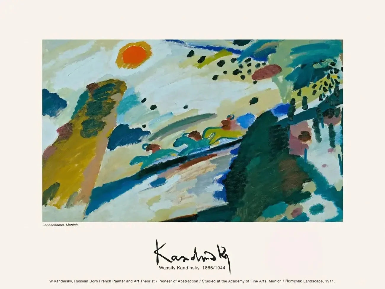 Wassily Kandinsky - Paisaje romántico