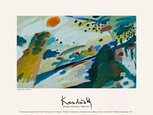 Wassily Kandinsky - Romantisch landschap