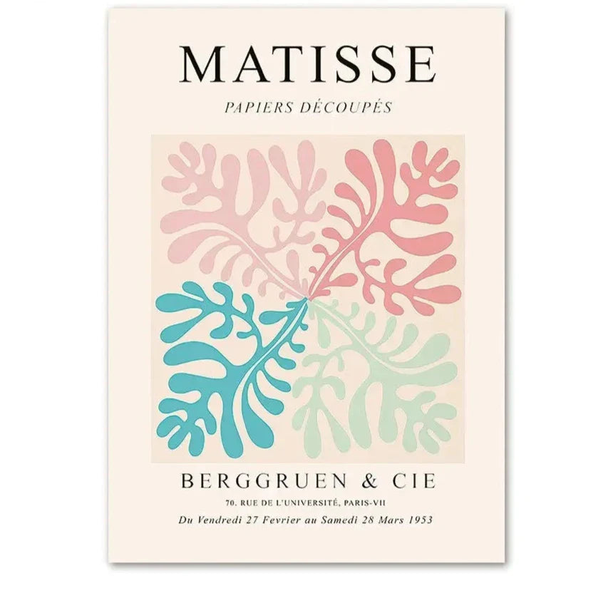 Henri Matisse | Berggruen & Cie | Matisse Papiers découpages | Découpes | Des rythmes de simplicité