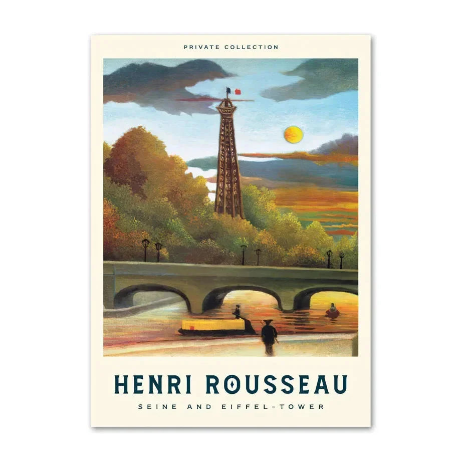 Henri Rousseau - El Sena y la Torre Eifel