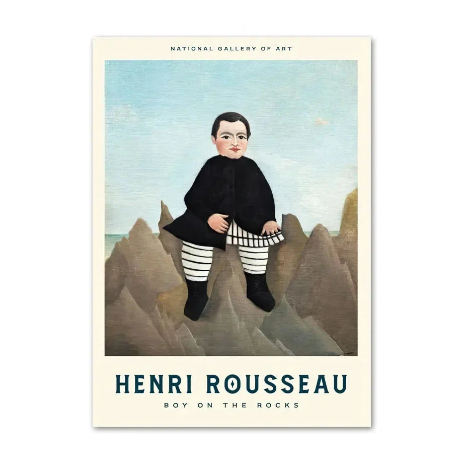 Henri Rousseau - Jongen op de rotsen