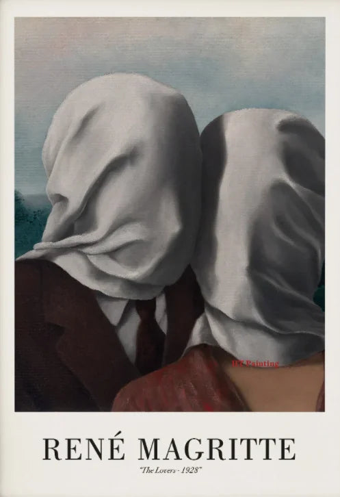 René Magritte - De geliefden, 1928