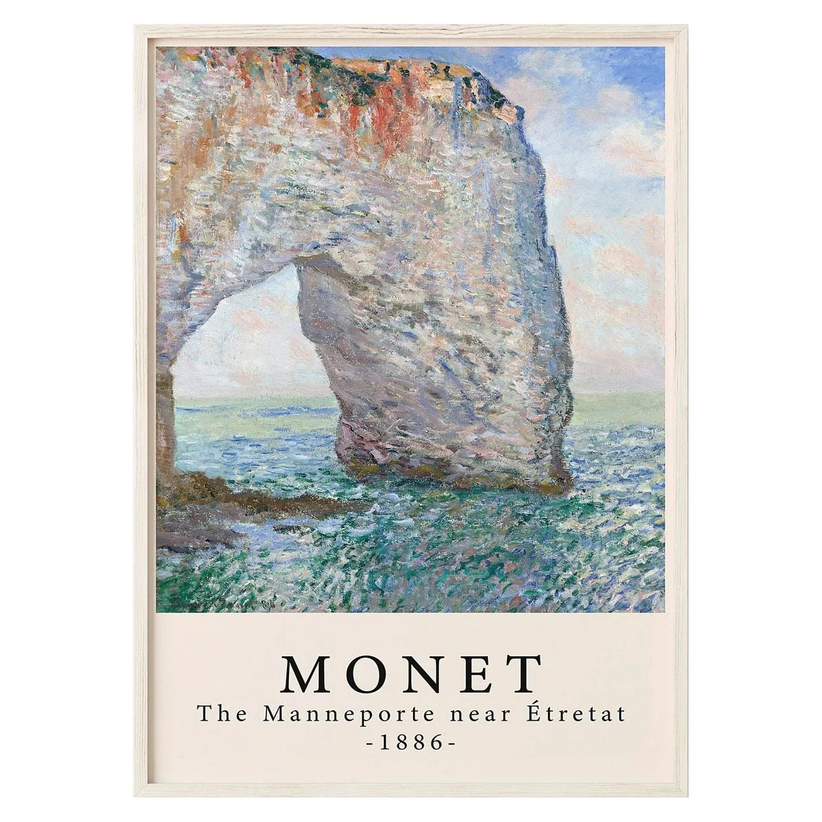 Claude Monet | Série Chef-d'œuvre | La Manneporte près de Tretat 1886